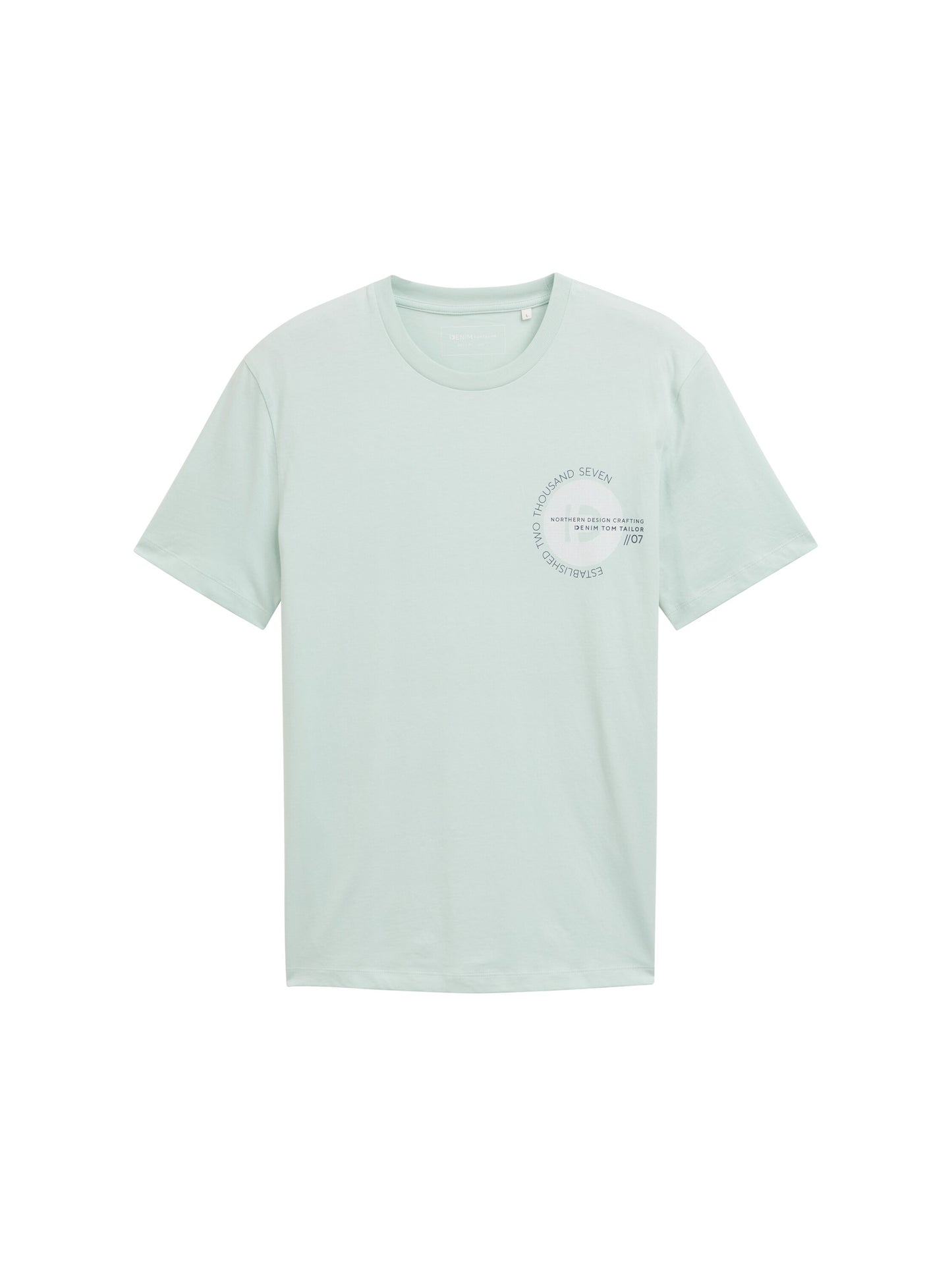 Basic T-Shirt mit Logo-Print