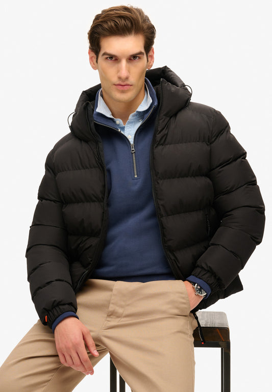 Sports Steppjacke mit Kapuze