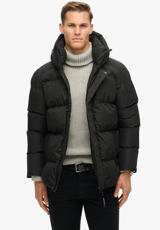 Five Baffle Sports Steppjacke mit Kapuze
