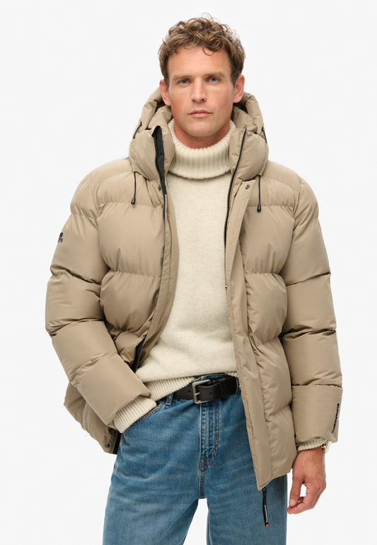 Five Baffle Sports Steppjacke mit Kapuze
