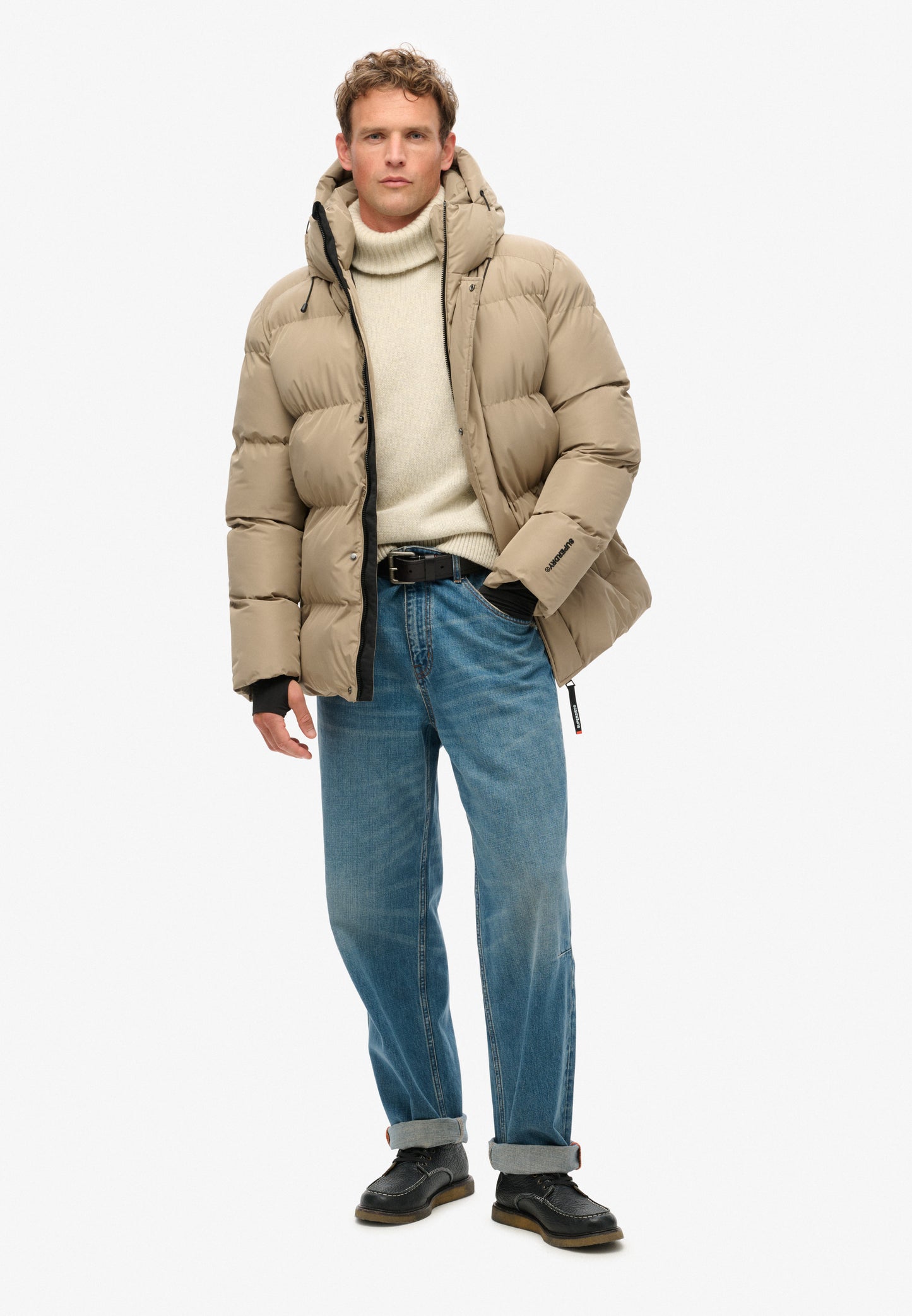 Five Baffle Sports Steppjacke mit Kapuze