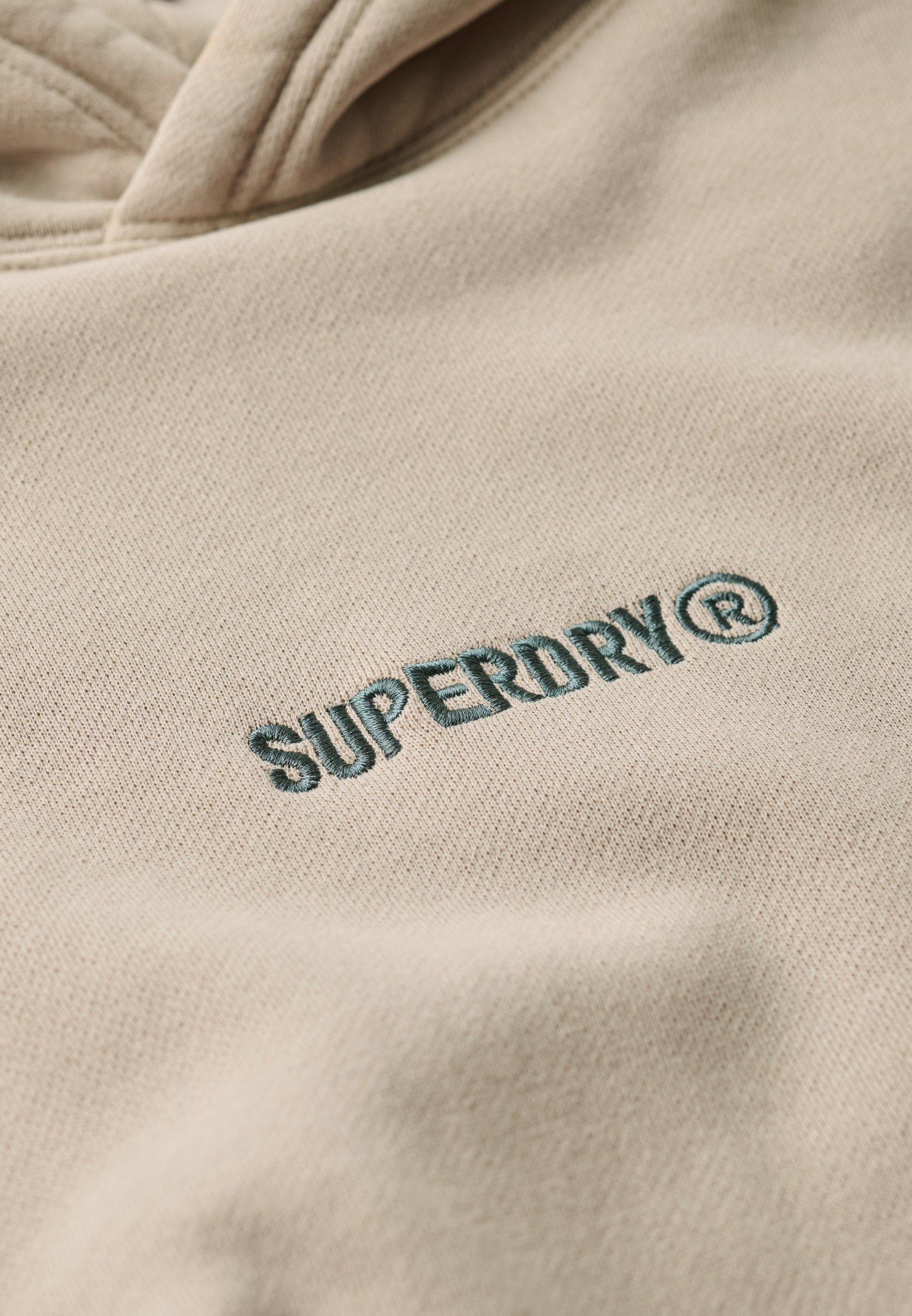 Hoodie mit lockerer Passform und Mikro-Logo