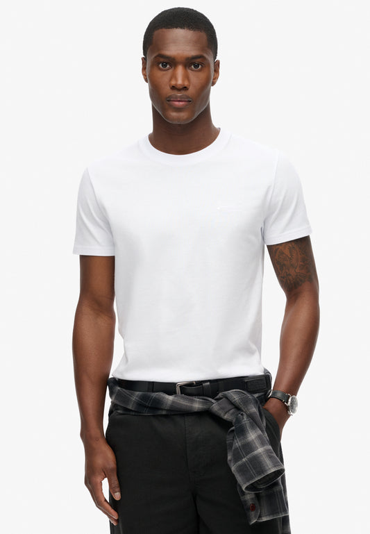 Essential T-Shirt aus Bio-Baumwolle mit Logo