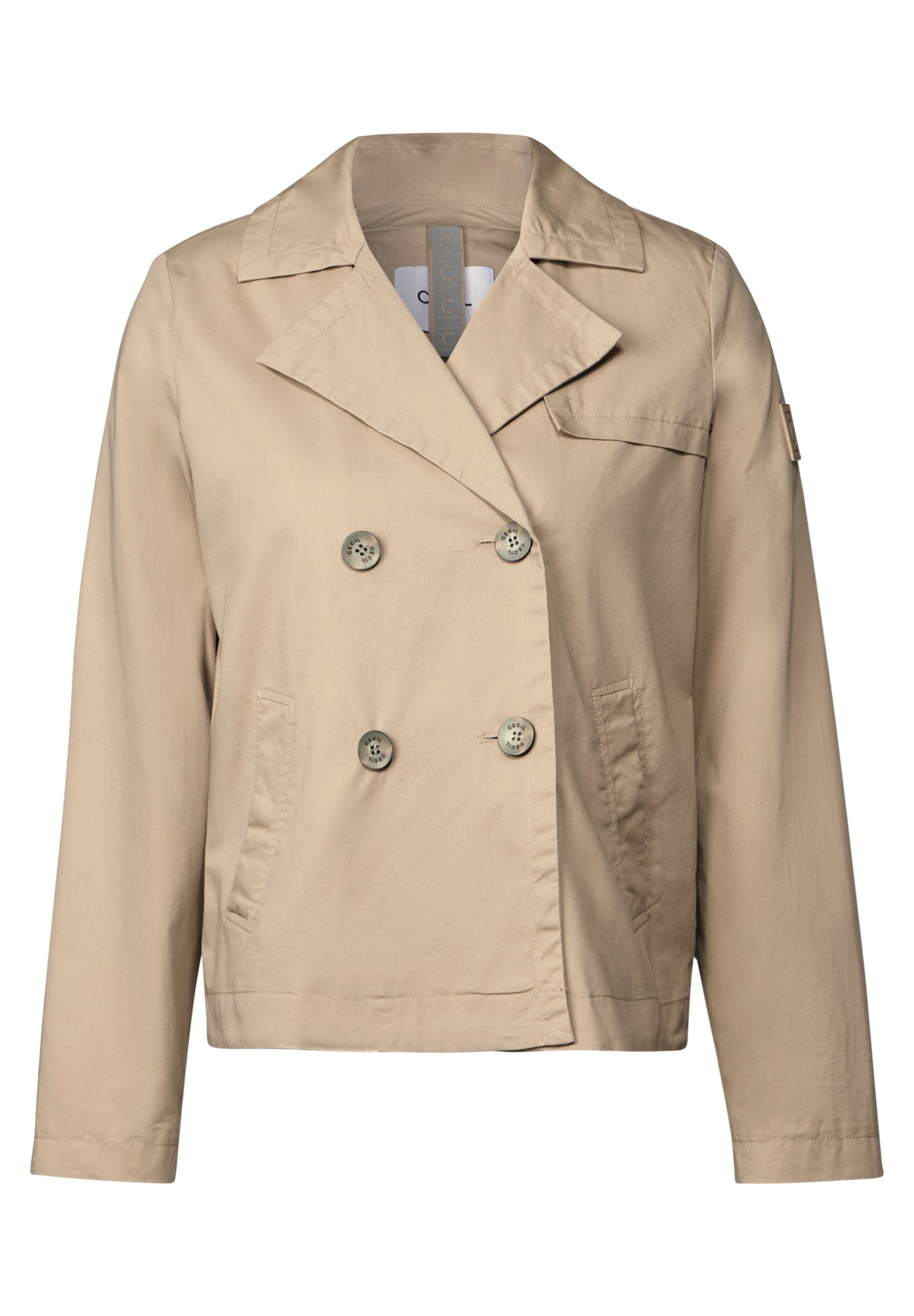 Kurze Trench Jacke