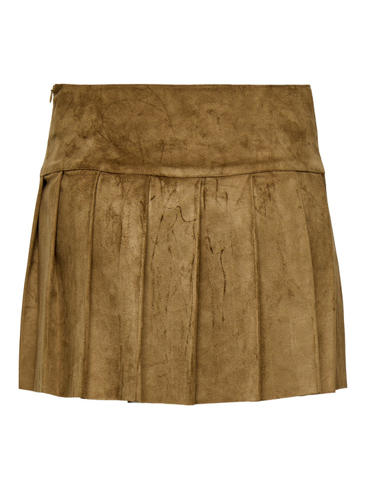 ONLTULIP FAUX SUEDE PLEAT SKIRT OTW