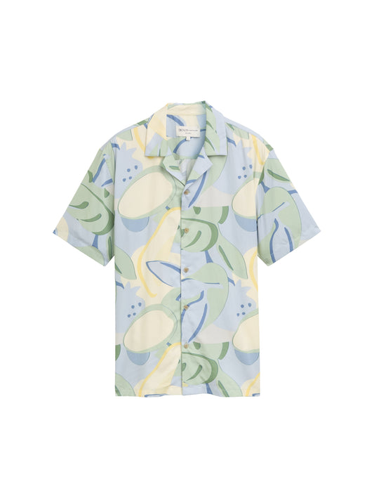 Relaxed Fit Kurzarmhemd im Hawaii-Look