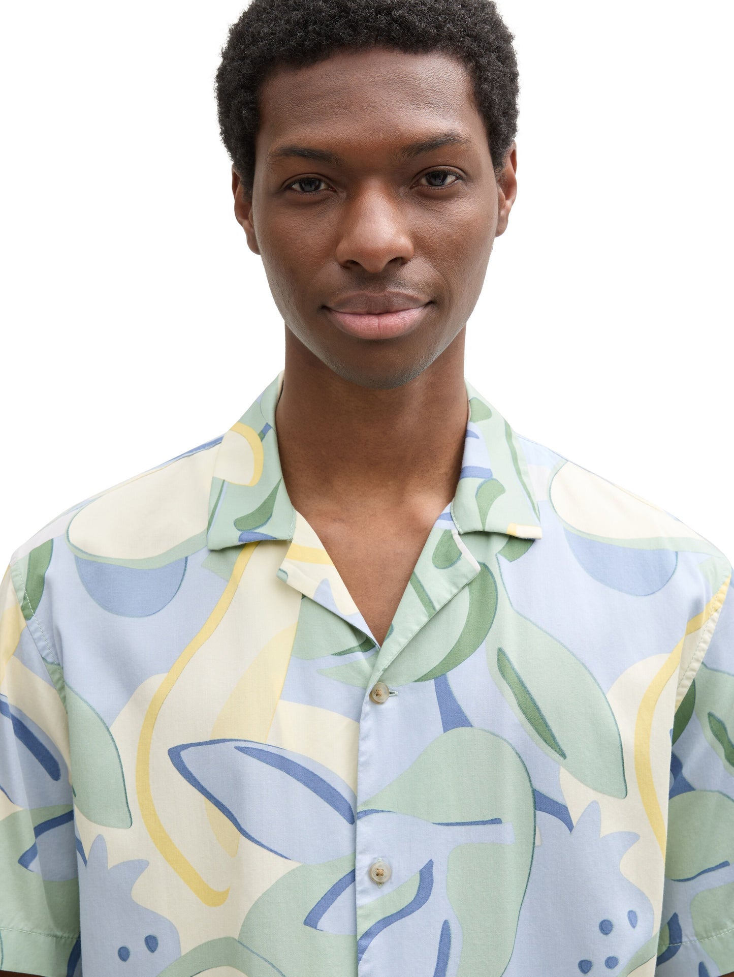 Relaxed Fit Kurzarmhemd im Hawaii-Look