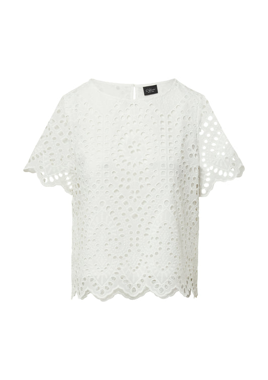 Bluse, WHITE