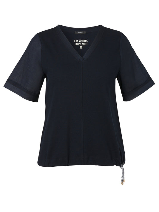 T-Shirt V-Ausschnitt 1/2 Arm