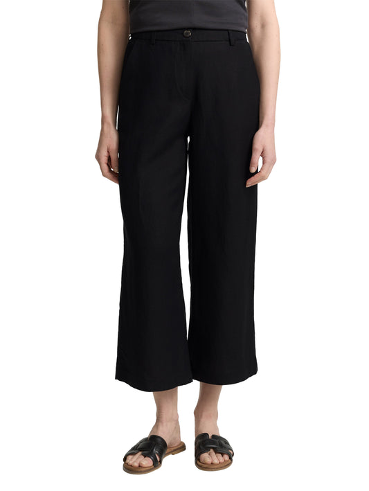 Culotte Hose mit Leinenanteil