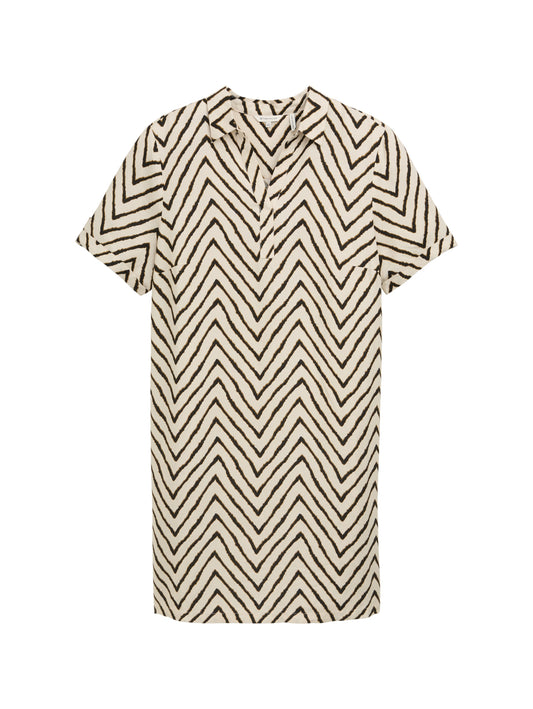 Plus Size - Kleid mit Leinenanteil