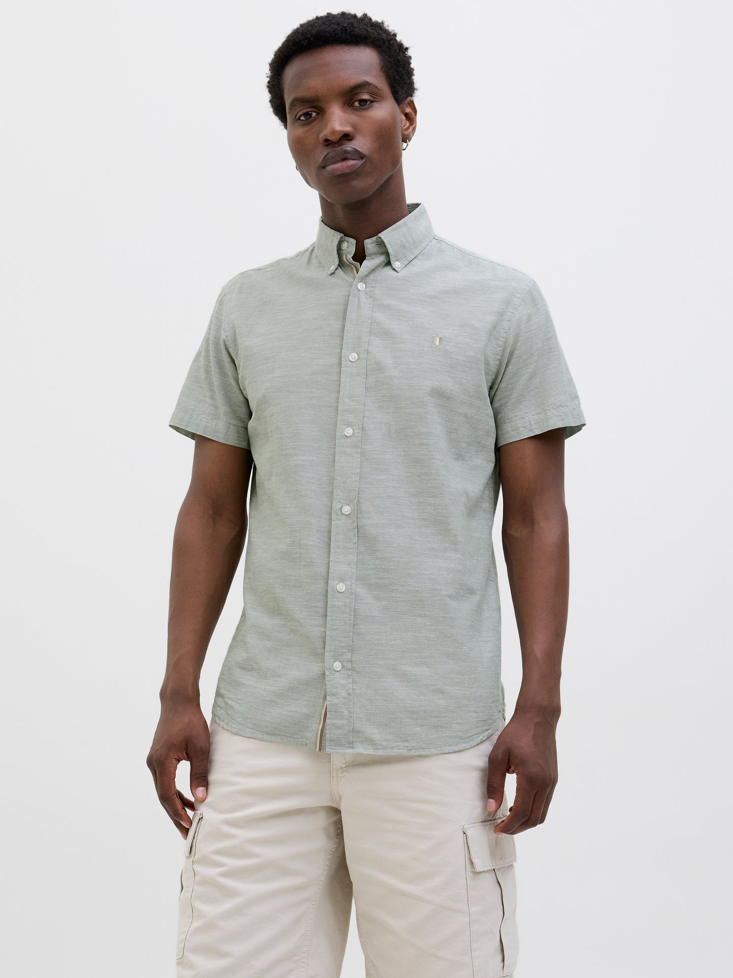 JPRBLUSUMMER SHIELD S/S SHIRT LN
