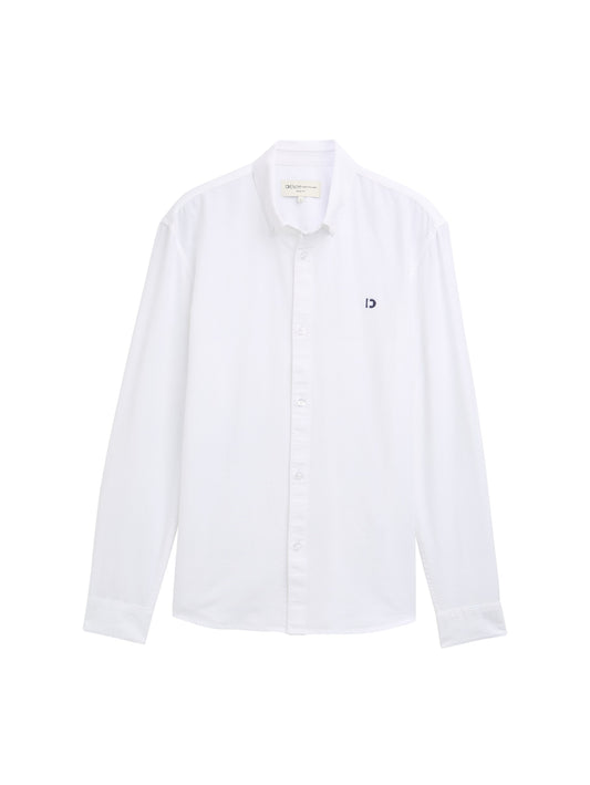 Oxford Hemd mit Logo-Stickerei
