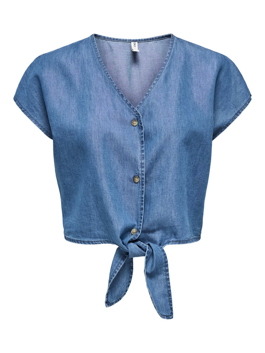 ONLBEA SIESTA SS KNOT DNM SHIRT BJ