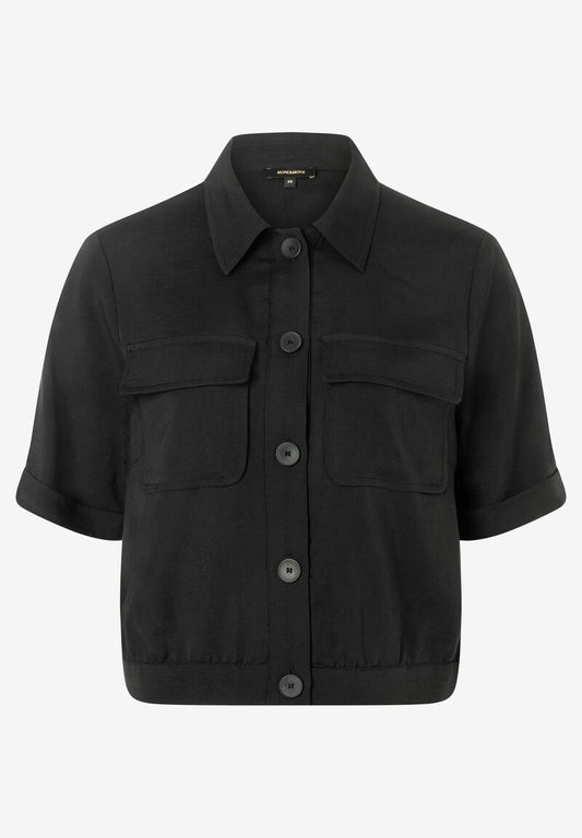 kurze Blusenjacke  schwarz  Sommer-Kollektion