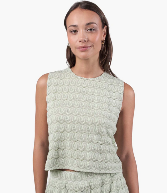 Tine Strickler Top, sage