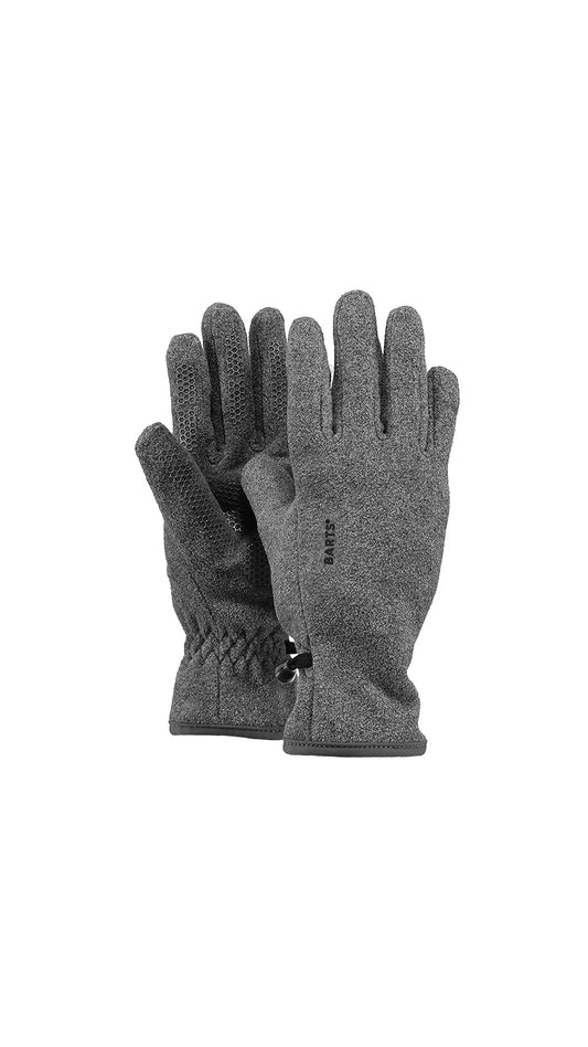 Fleece Gloves Kids, heather grey