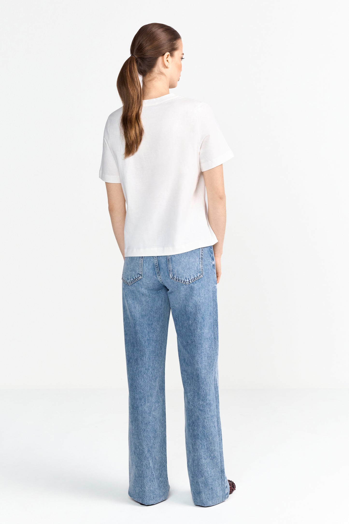 Elegant Fit T-Shirt Cow Girl Boots