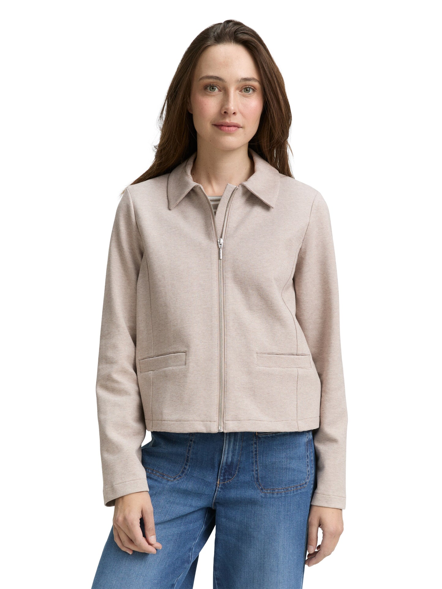 Regular Fit Jacke mit Reißverschluss