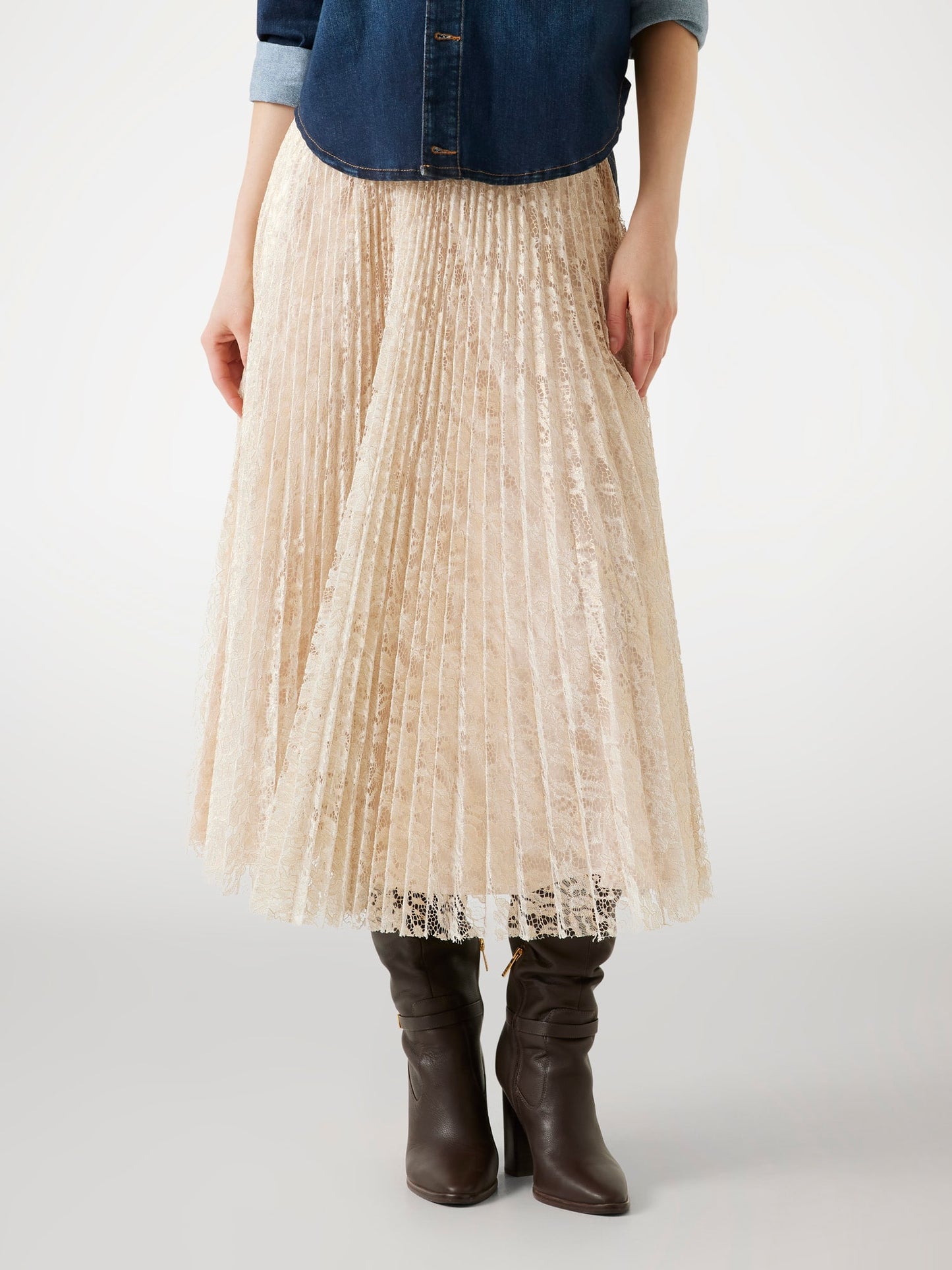 CHARLOTTE PLEATED SKIRT