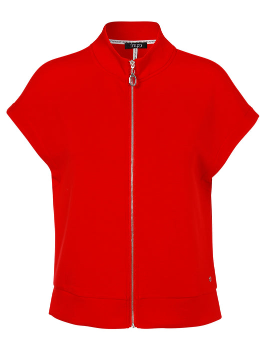 Weste Stehkragen Zipper