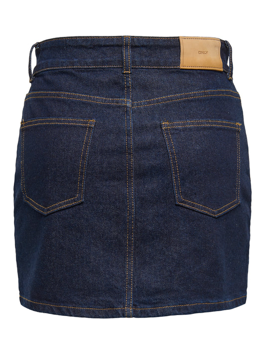 ONLJUICY HW WESTERN SHORT SKIRT DNM MAE