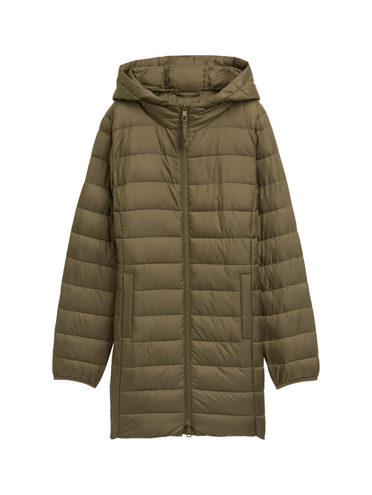 Lightweight Steppmantel mit Kapuze