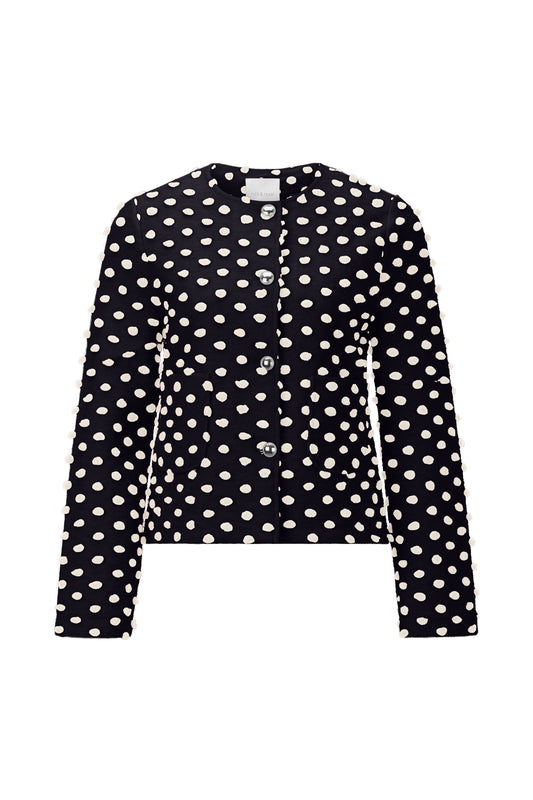 Wool Jacket with Dots