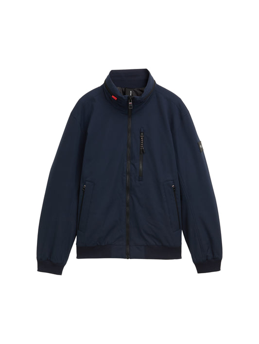 Blouson Jacke mit verstaubarer Kapuze