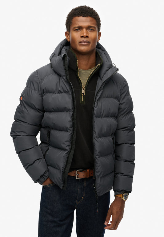 Sports Steppjacke mit Kapuze