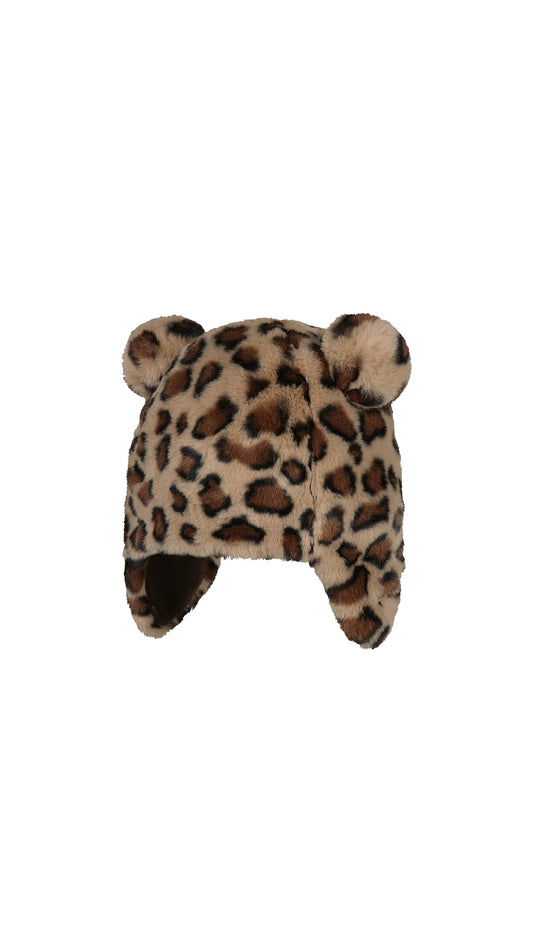 Doozy Earflap, print brown