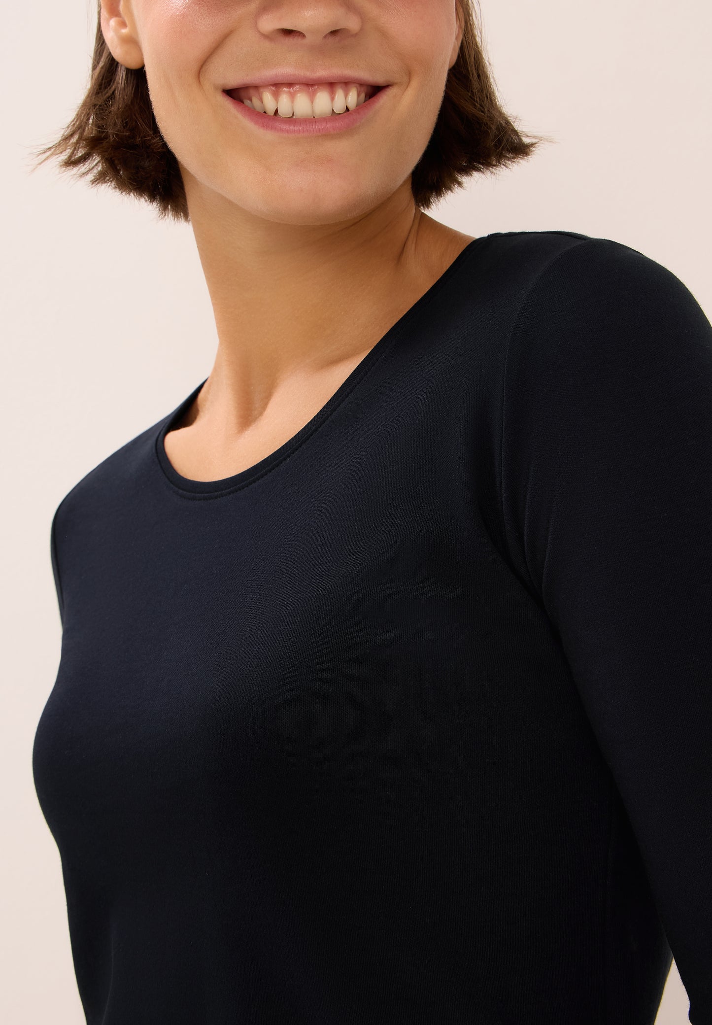 Basic Langarmshirt
