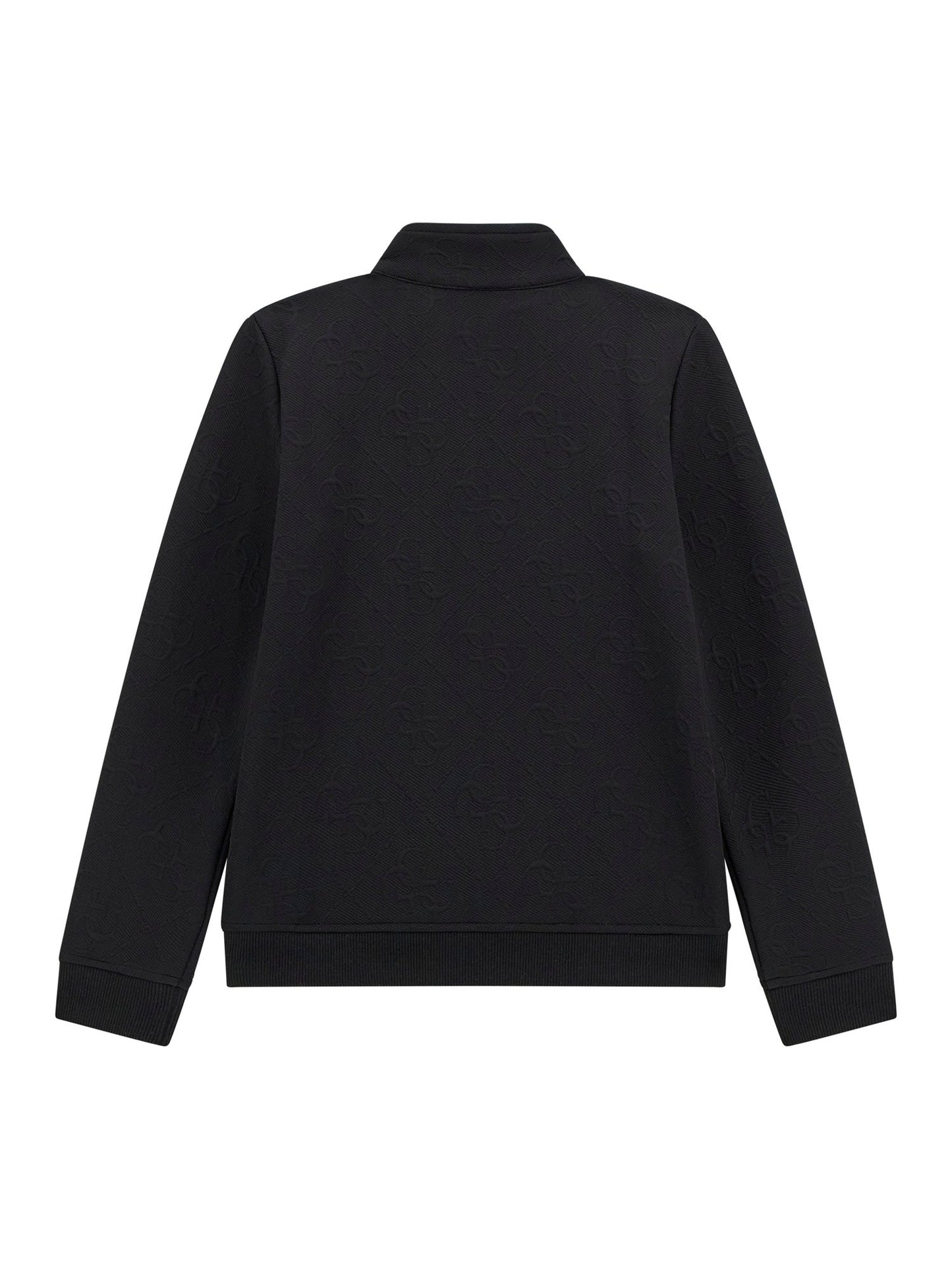 JACQUARD LS ACTIVE TOP W/ZIP