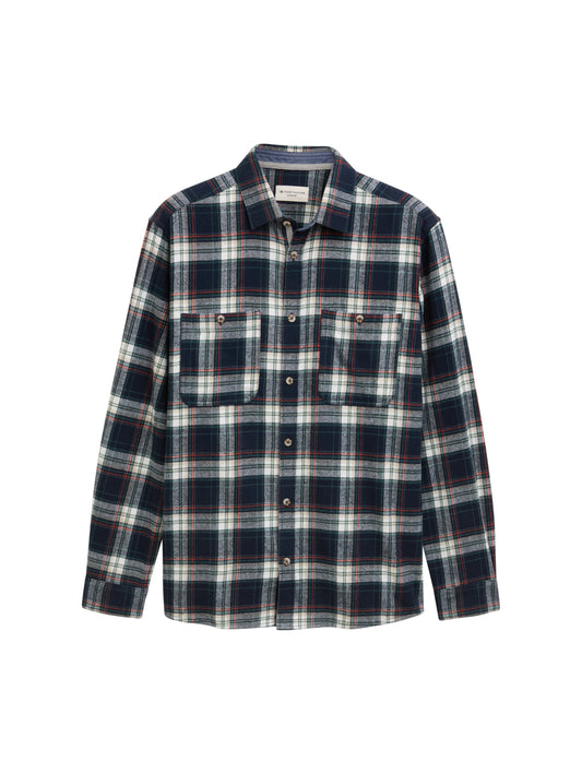 Comfort Fit Flanell-Hemd mit Karomuster