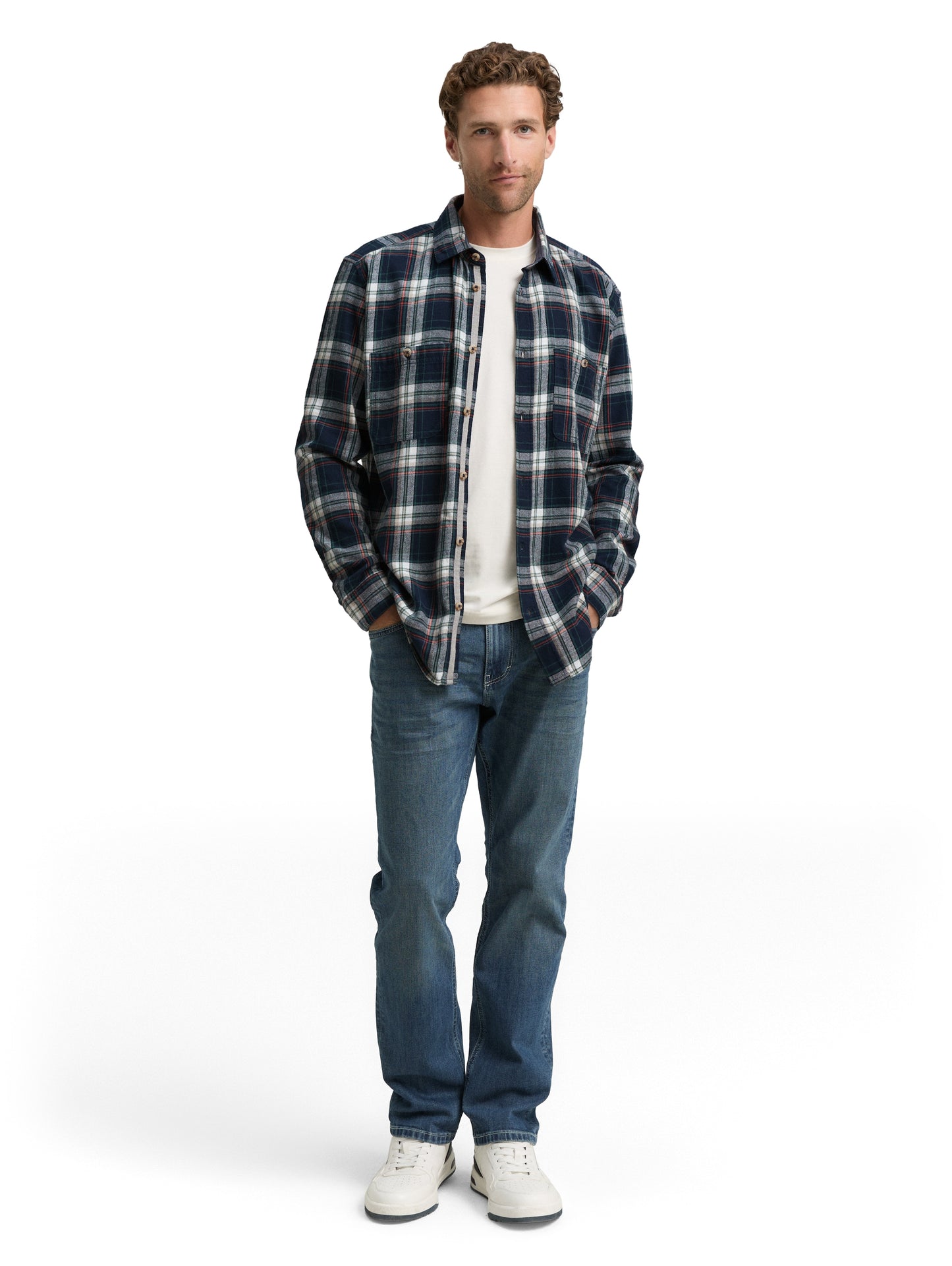 Comfort Fit Flanell-Hemd mit Karomuster