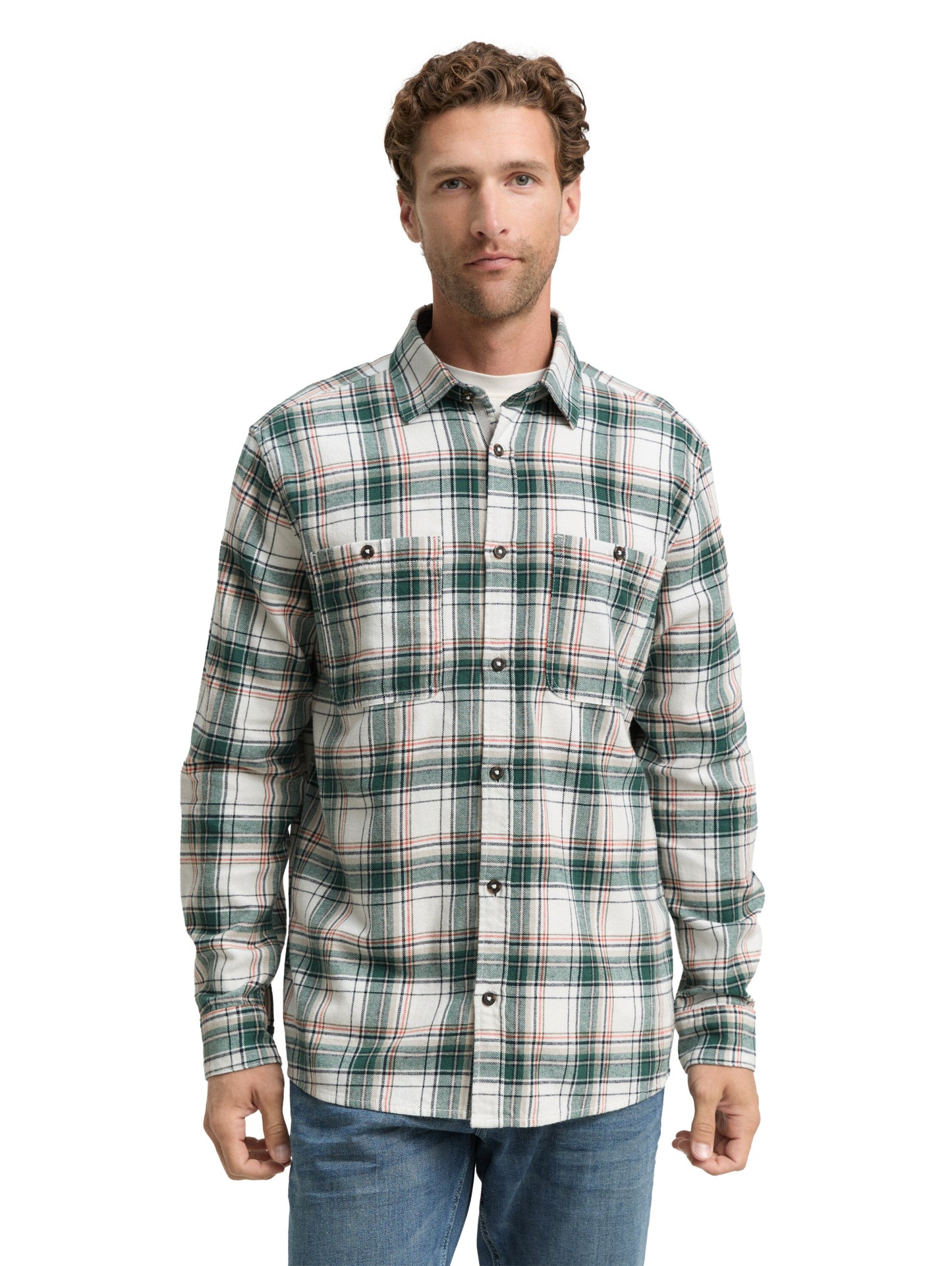 Comfort Fit Flanell-Hemd mit Karomuster