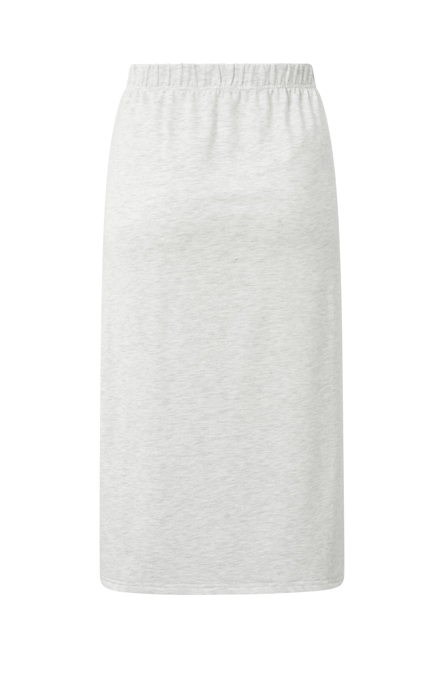 Midirock mit Schlitz, GREY MELANGE