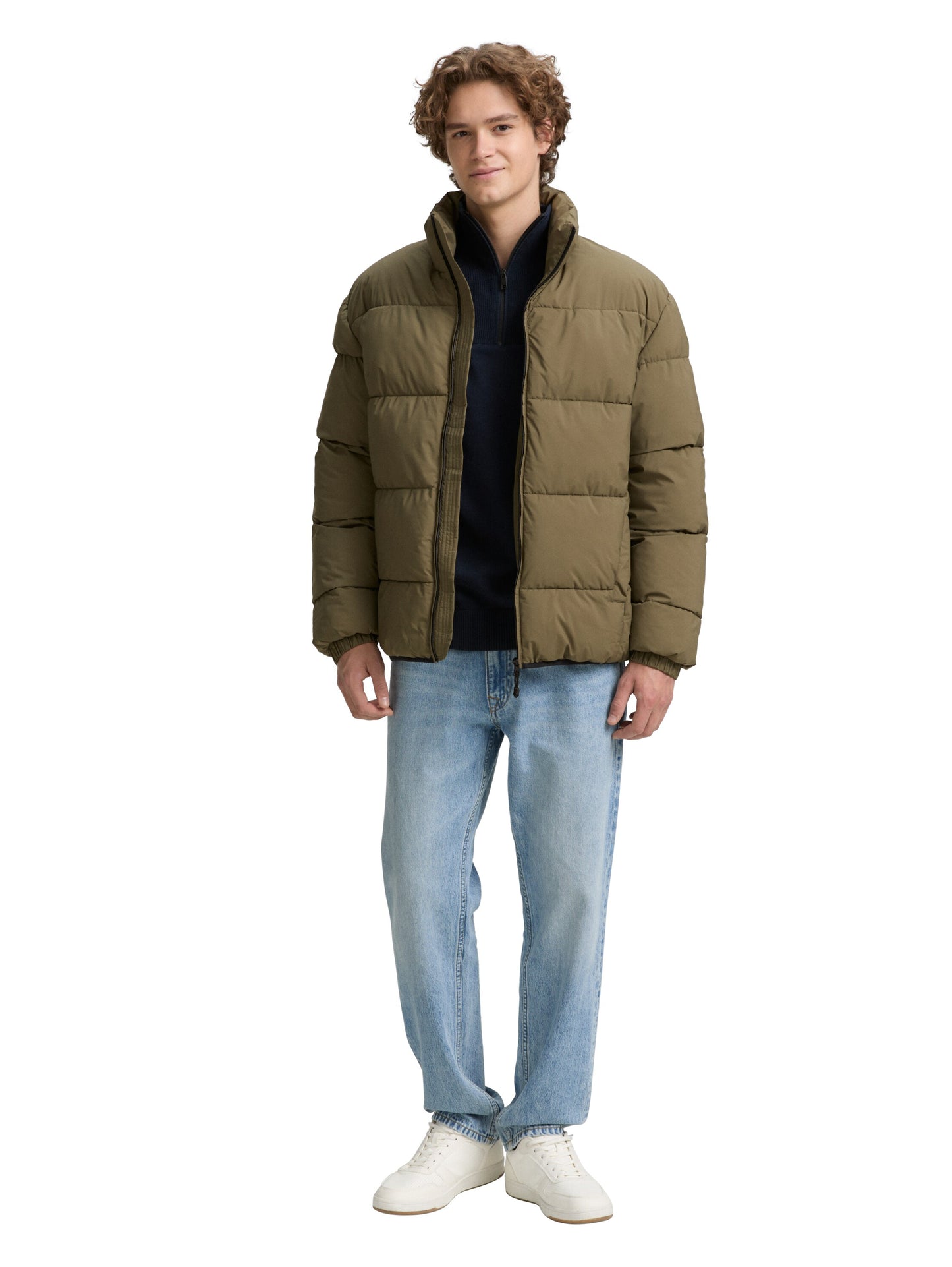 Lightweight Pufferjacke mit Stehkragen