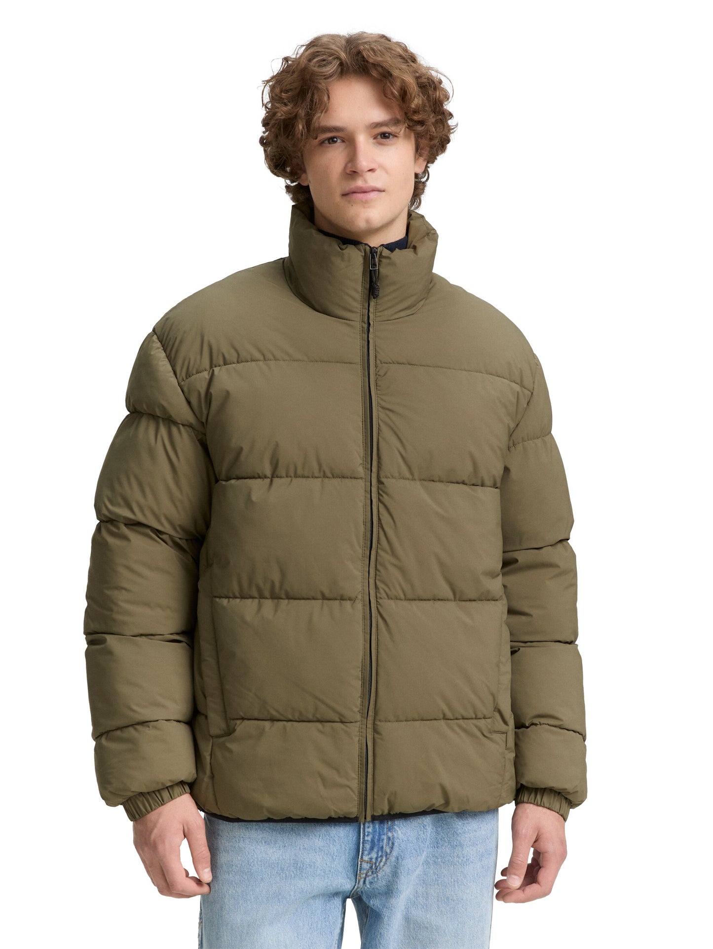 Lightweight Pufferjacke mit Stehkragen
