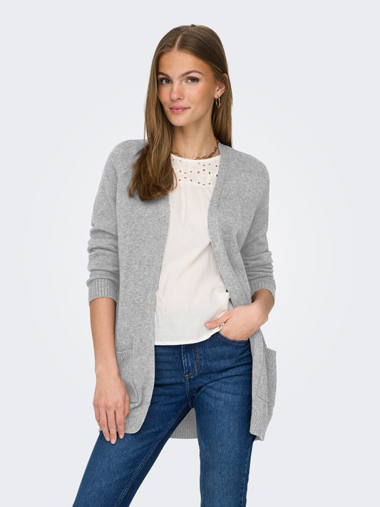ONLLESLY LIFE L/S OPEN CARDIGAN KNT NOOS