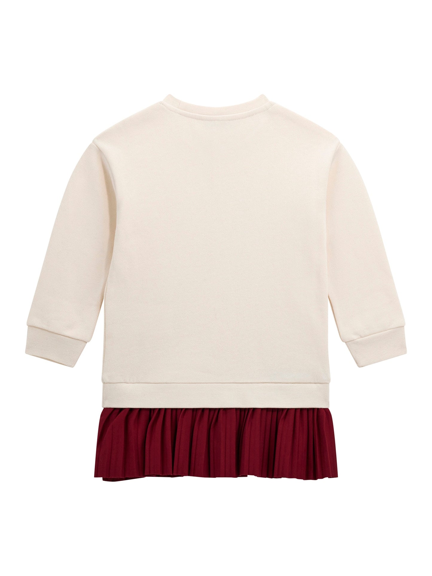 MIX FABRIC LS DRESS