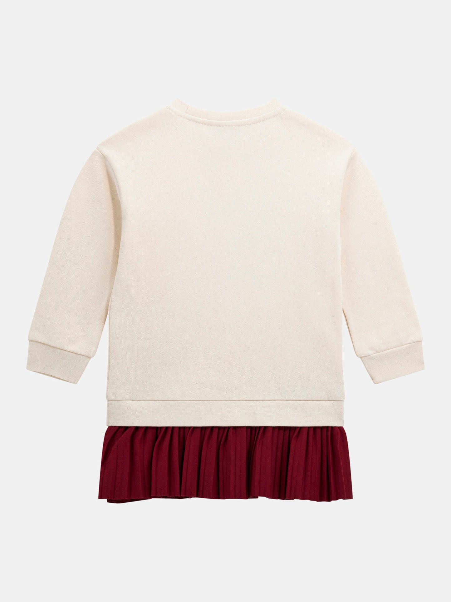 MIX FABRIC LS DRESS