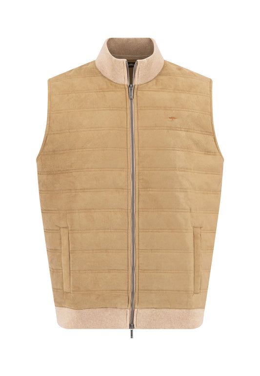 Hybrid Vest, fake suede