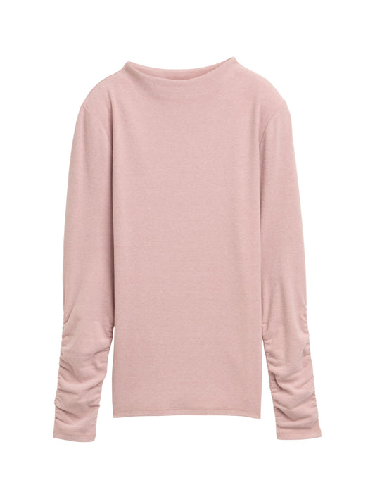 Langarmshirt mit Raffärmeln