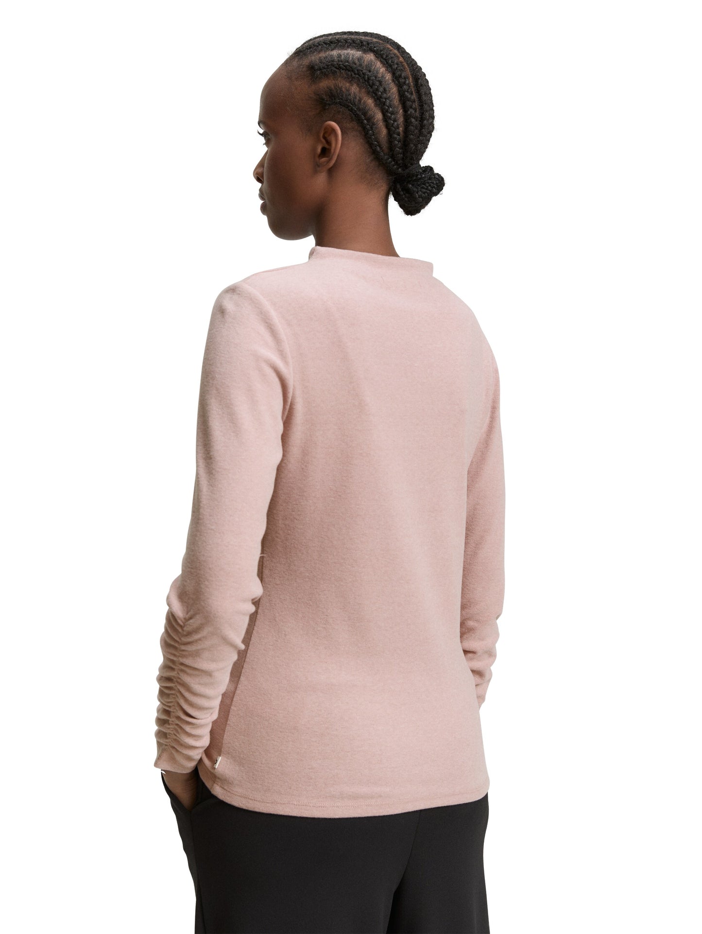 Langarmshirt mit Raffärmeln