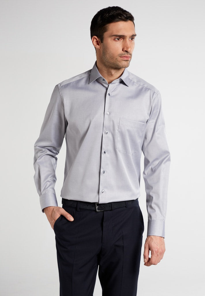 ETERNA LANGARM HEMD COMFORT FIT COVER SHIRT TWILL