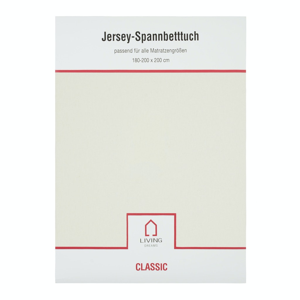 Jersey-Spannbetttuch CLASSIC