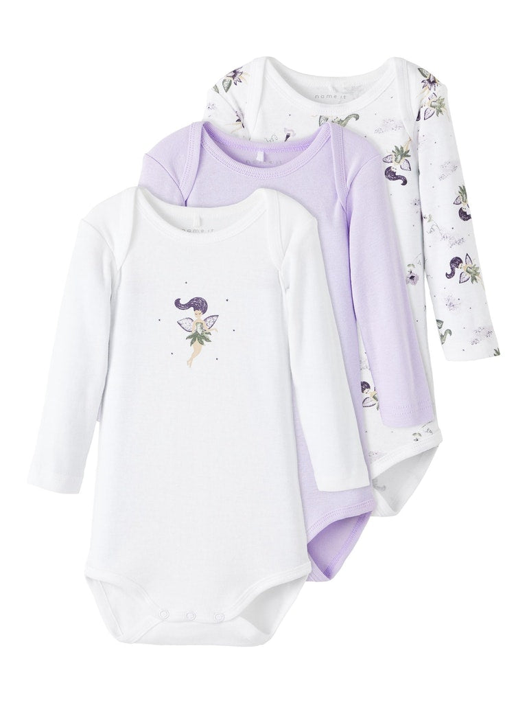 NBFBODY 3P LS ORCHID PETAL FAIRY NOOS