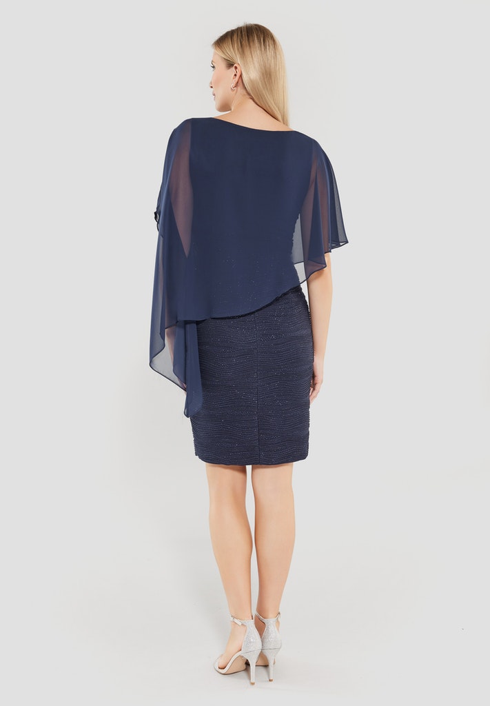 Kleid - Jersey/Chiffon