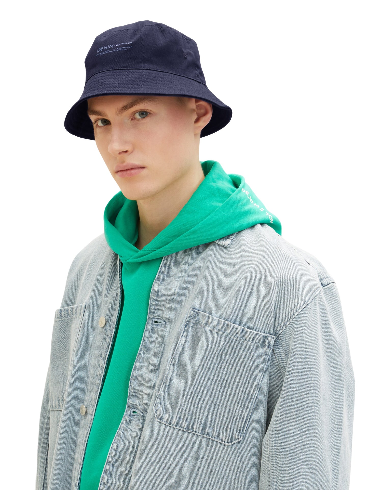 Bucket Hat mit Logo Print